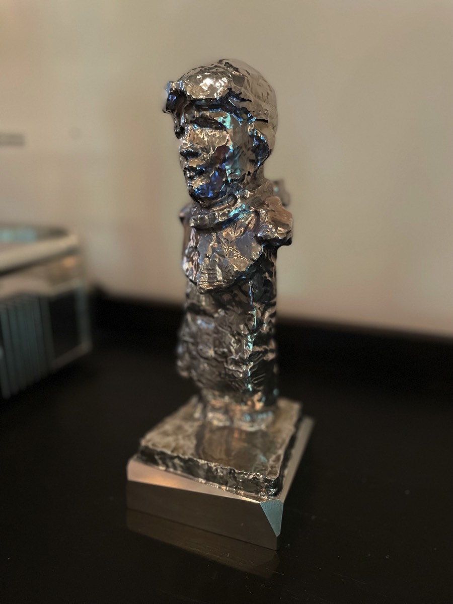 Finished custom trophy for the Chattanooga Motor Car Festival, designed and machined by Hooper Machine & Design